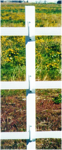 [R-1755-W] 2"x2" Vinyl Safe-Tee-Sleeve