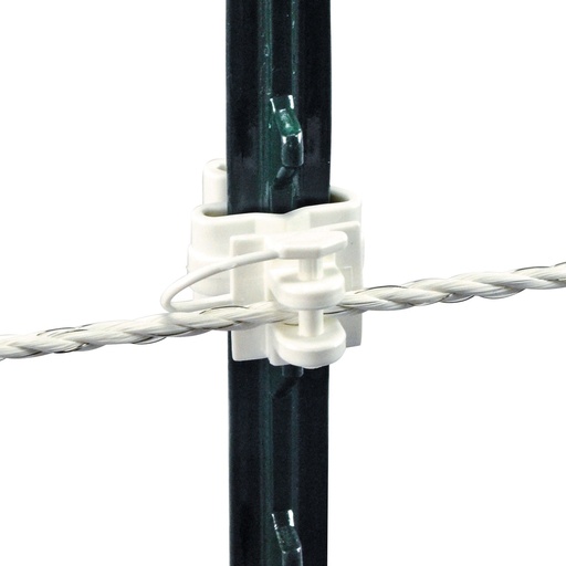 [TP-PL25-W] Pin-Lock T-Post Insulator