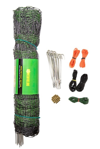 [P-89-W] Poultry/Goat Netting - Posts included